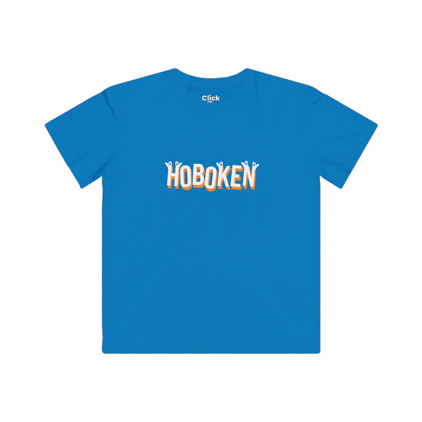 Kids Graphic Art T-Shirt - Spooky Letter Art Flying - Graphic Art Style T-Shirt - 01