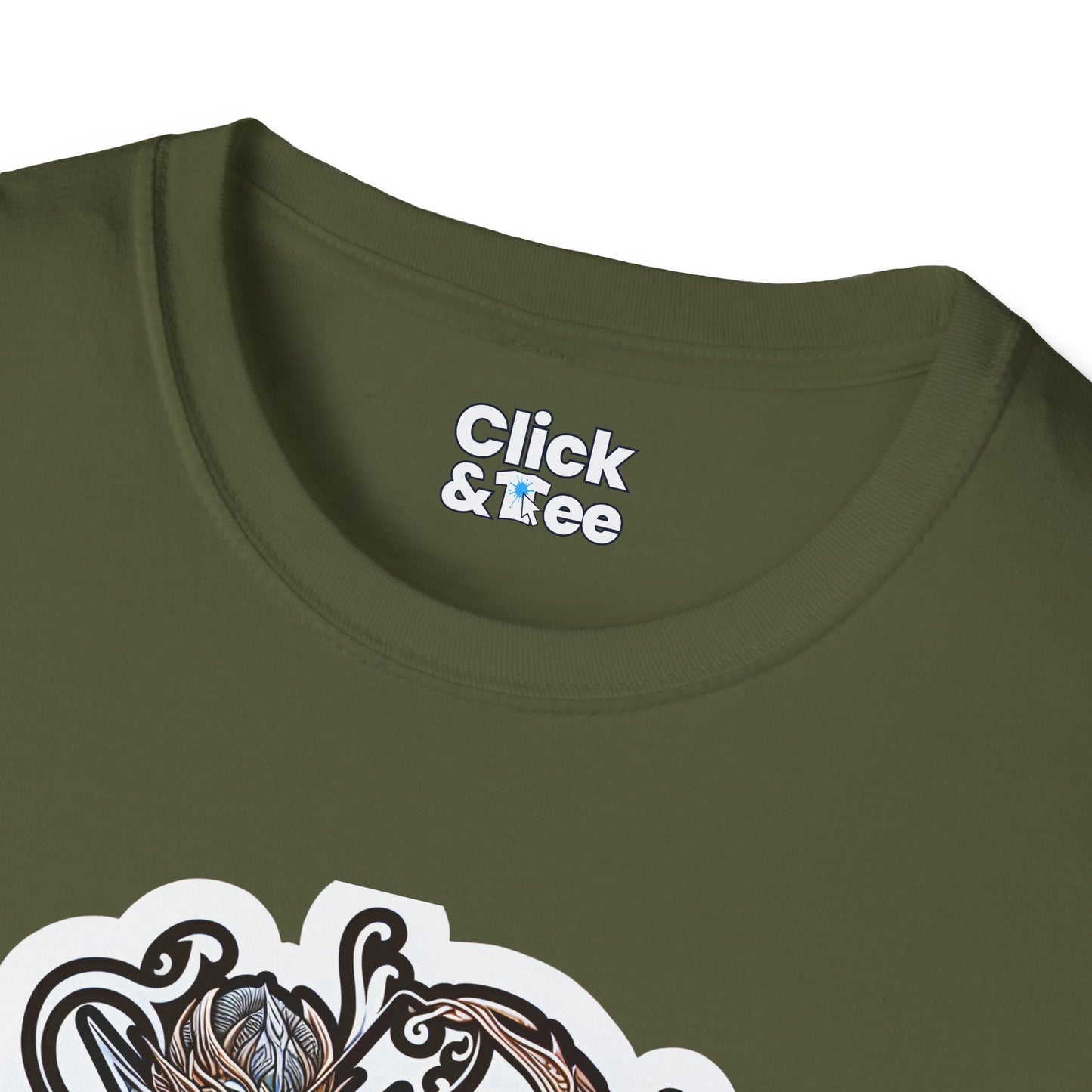 Fantasy T-Shirt - Fantastical Elf Shooting a bow and arrow - Fantasy Style T-Shirt