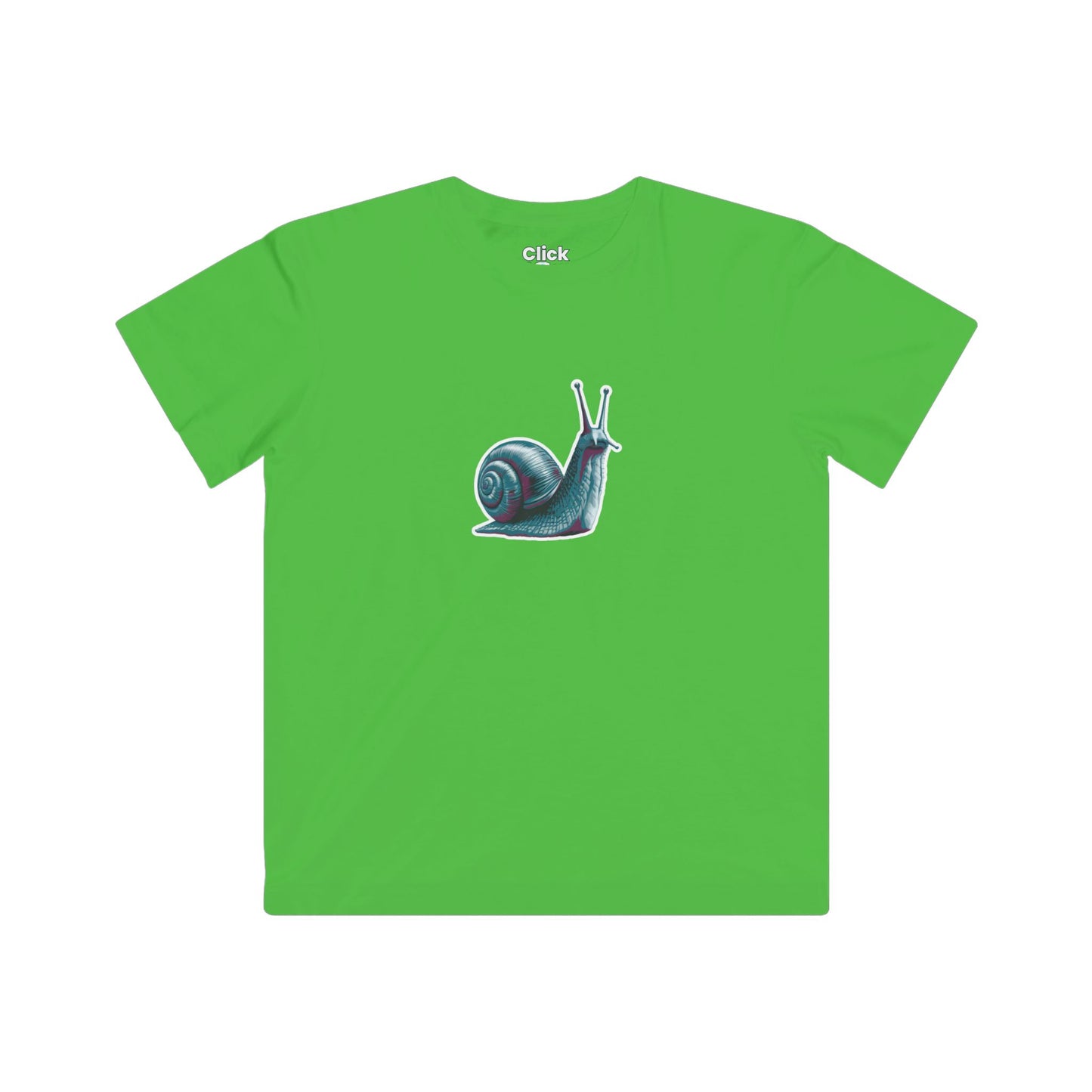 Kids Modern T-Shirt - Enlightened Snail Battling Intensely - Modern Style T-Shirt