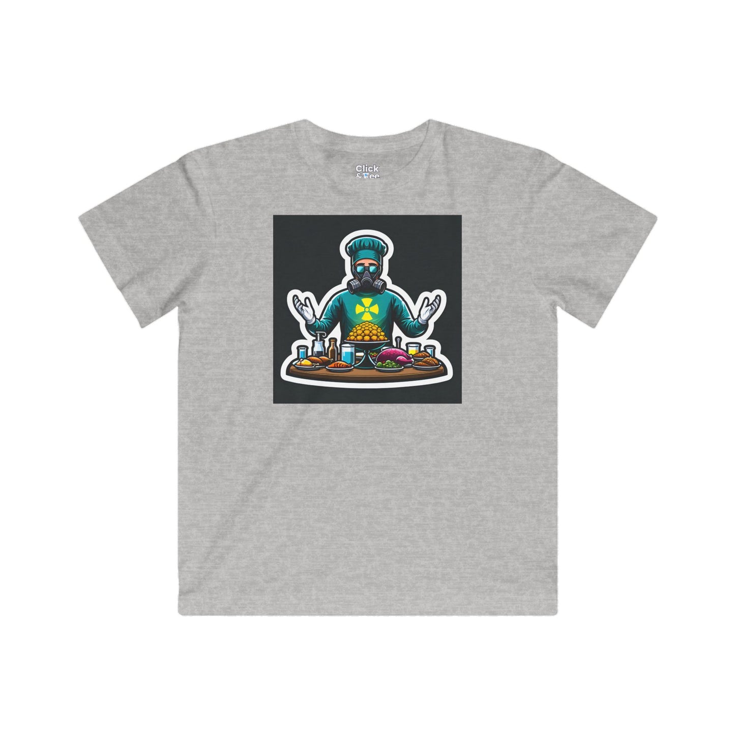 Kids 3D T-Shirt - Radioactive Surgeon Hosting a grand feast - 3D Style T-Shirt