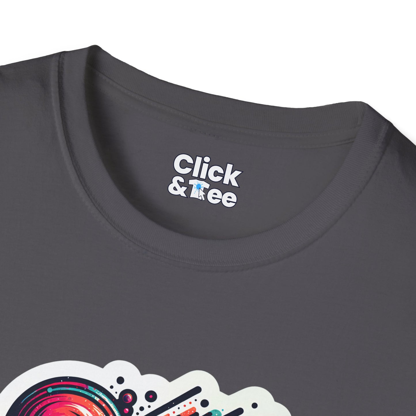 Graphic Art T-Shirt - Vibrant Abstract design Splattered - Graphic Art Style T-Shirt