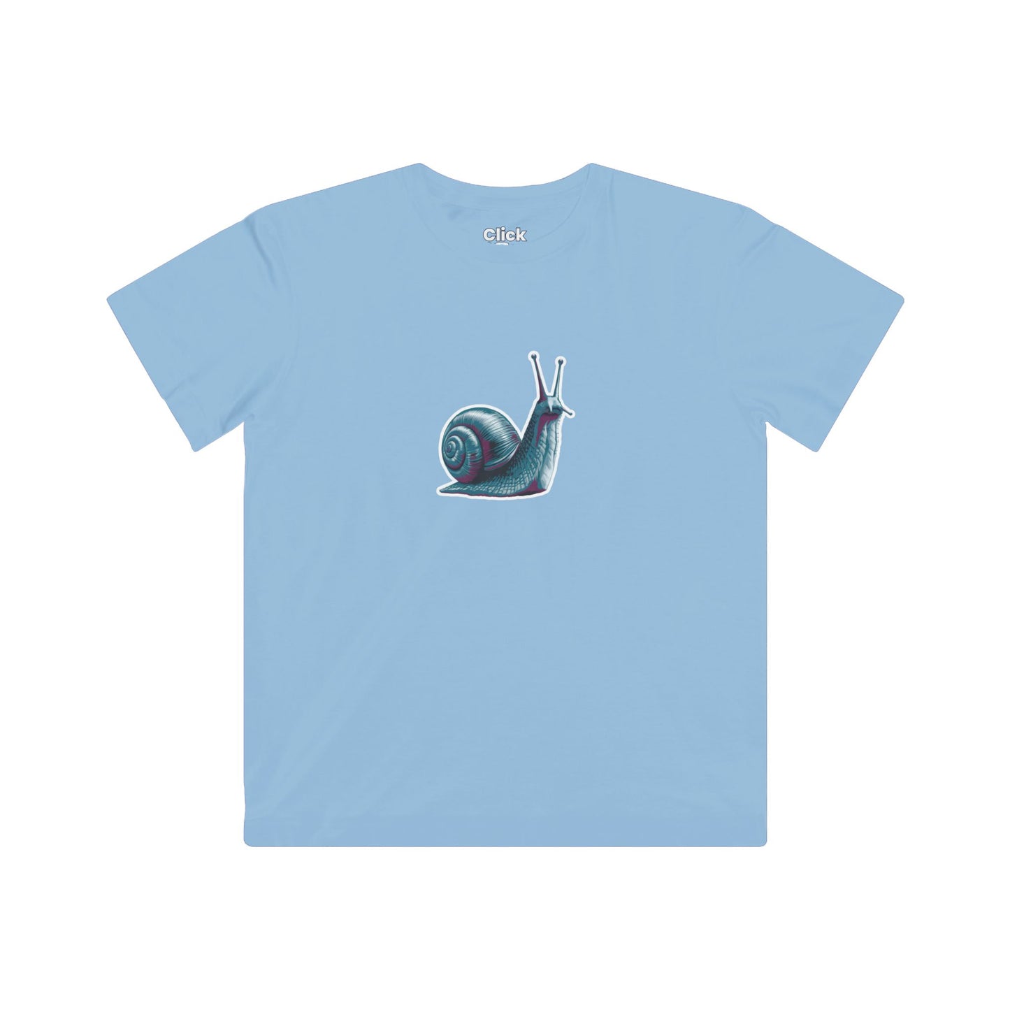 Kids Modern T-Shirt - Enlightened Snail Battling Intensely - Modern Style T-Shirt