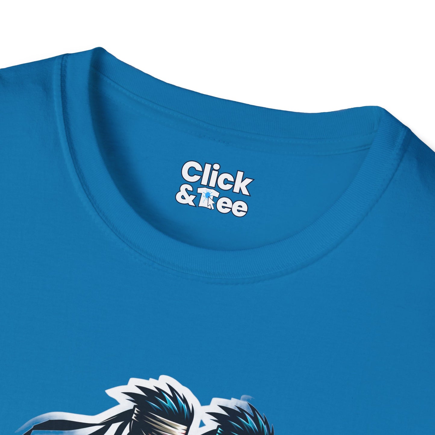 Realistic T-Shirt - Battle-scarred Warrior Ninja Ready for battle - Realistic Style T-Shirt