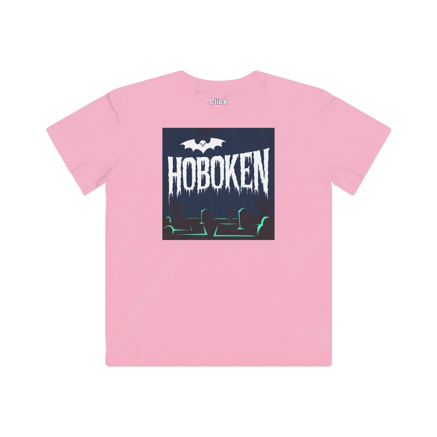 Kids Graphic Art T-Shirt - Spooky Letter Art Flying - Graphic Art Style T-Shirt - 02