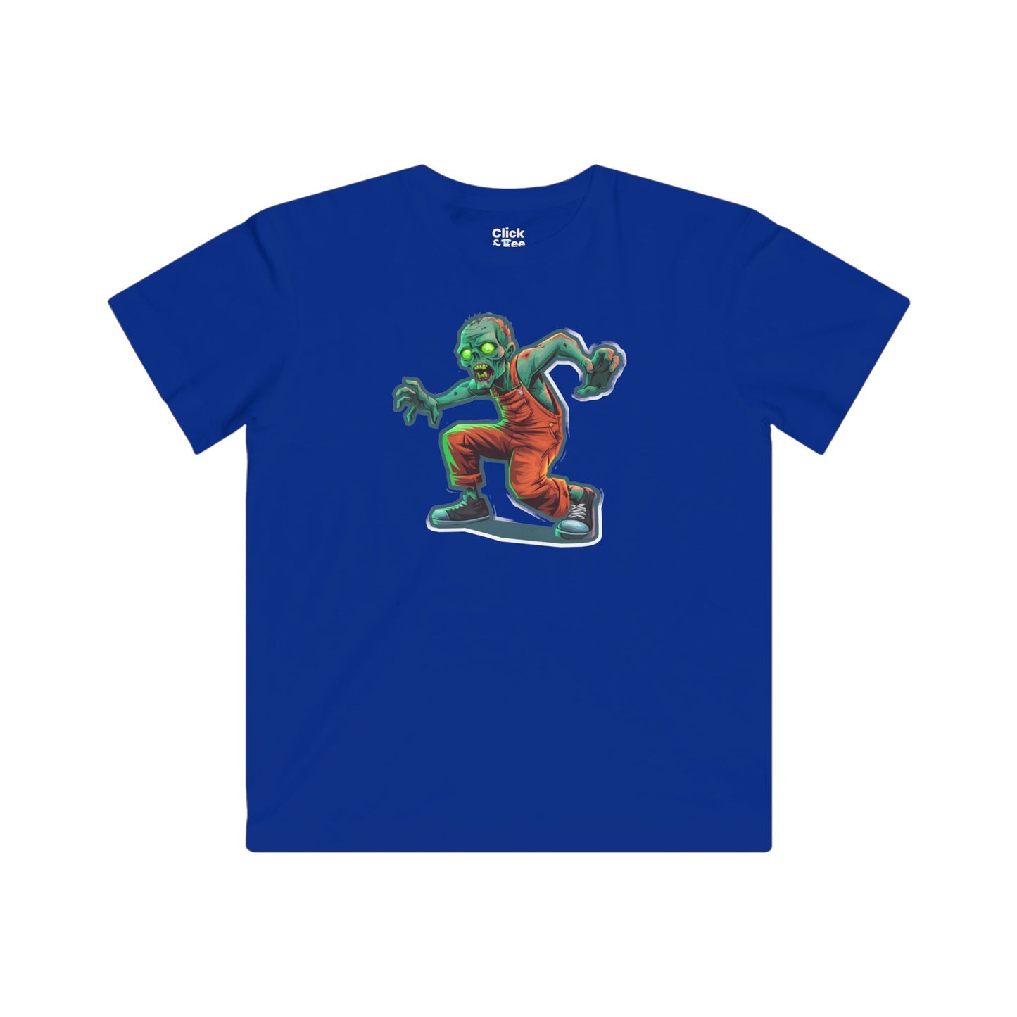 Kids 3D T-Shirt - Radioactive Zombie Breakdancing - 3D Style T-Shirt
