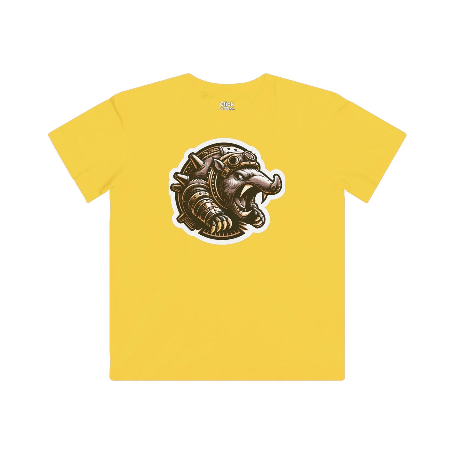 Kids Steampunk T-Shirt - angry aardvark aardvark growling - Steampunk Style T-Shirt
