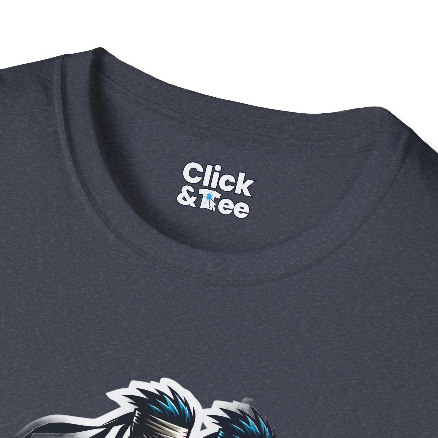 Realistic T-Shirt - Battle-scarred Warrior Ninja Ready for battle - Realistic Style T-Shirt