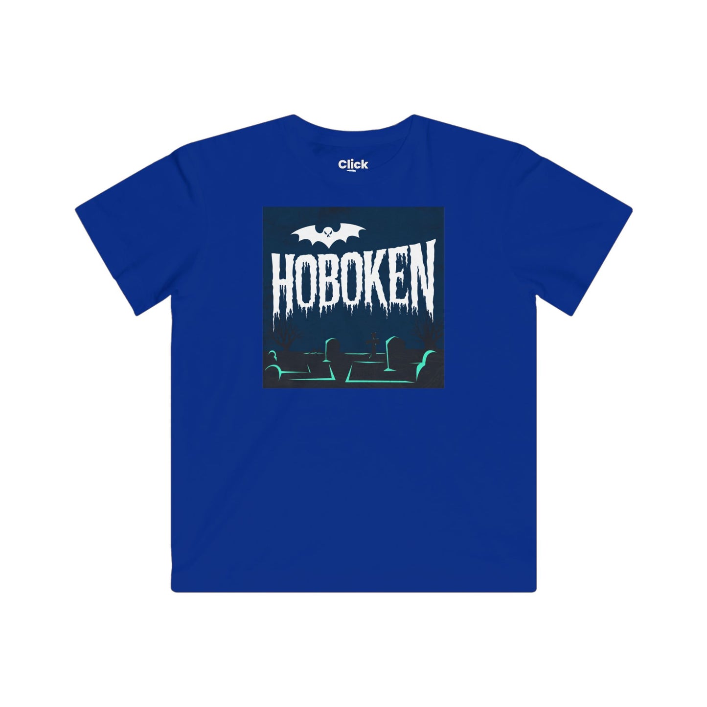 Kids Graphic Art T-Shirt - Spooky Letter Art Flying - Graphic Art Style T-Shirt - 02