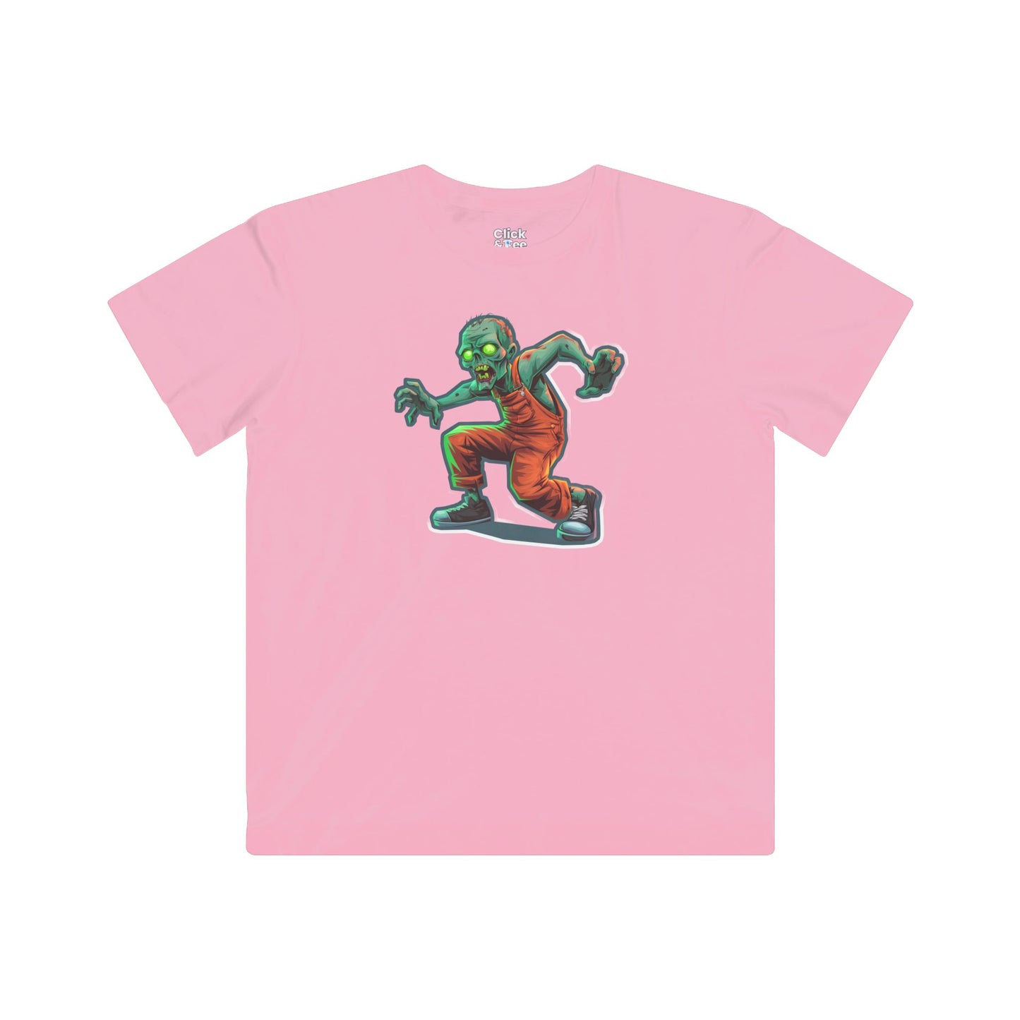 Kids 3D T-Shirt - Radioactive Zombie Breakdancing - 3D Style T-Shirt