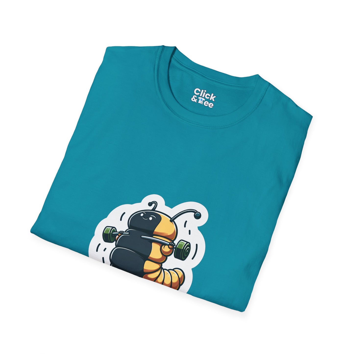 Photography T-Shirt - Fat Caterpillar Working out - Photography Style T-Shirt