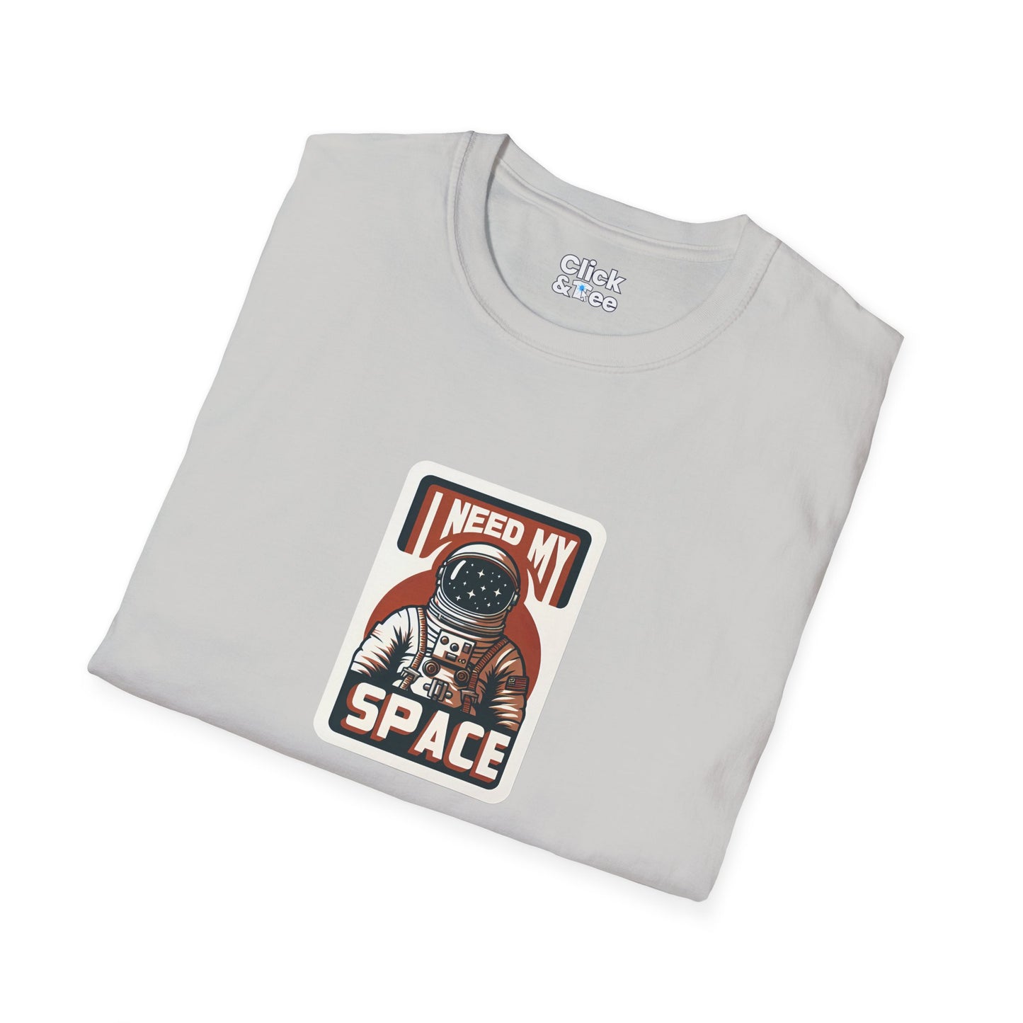 Retro T-Shirt - Lone Astronaut Saying "I need my space" - Retro Style T-Shirt