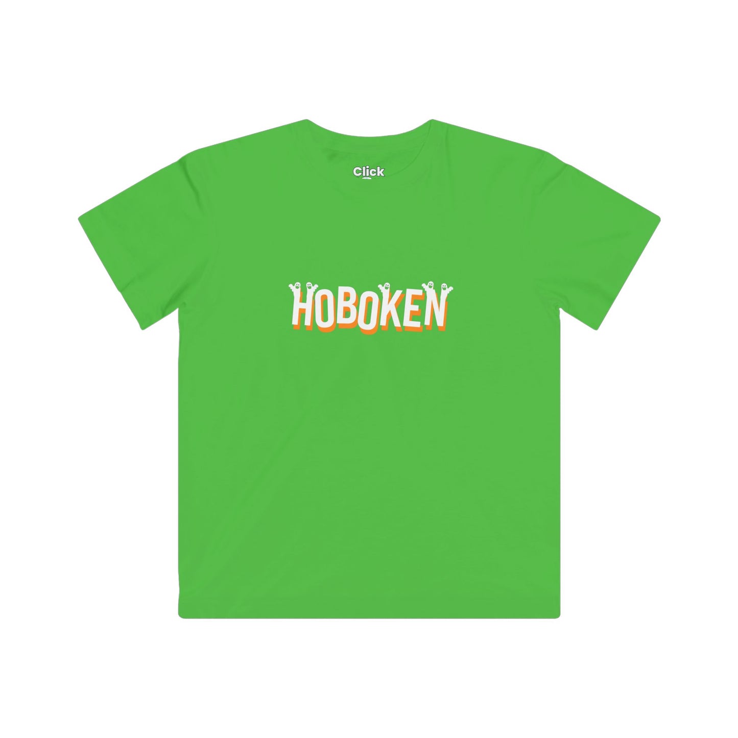 Kids Graphic Art T-Shirt - Spooky Letter Art Flying - Graphic Art Style T-Shirt - 01