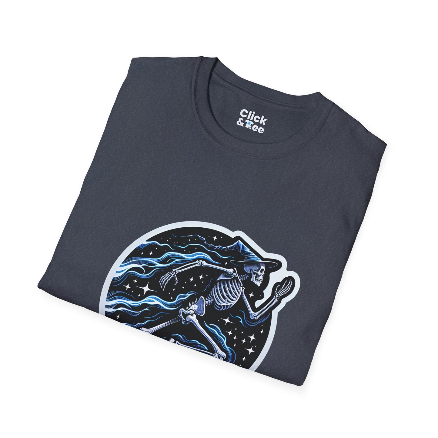 Fantasy T-Shirt - Magical Skeleton Running - Fantasy Style T-Shirt