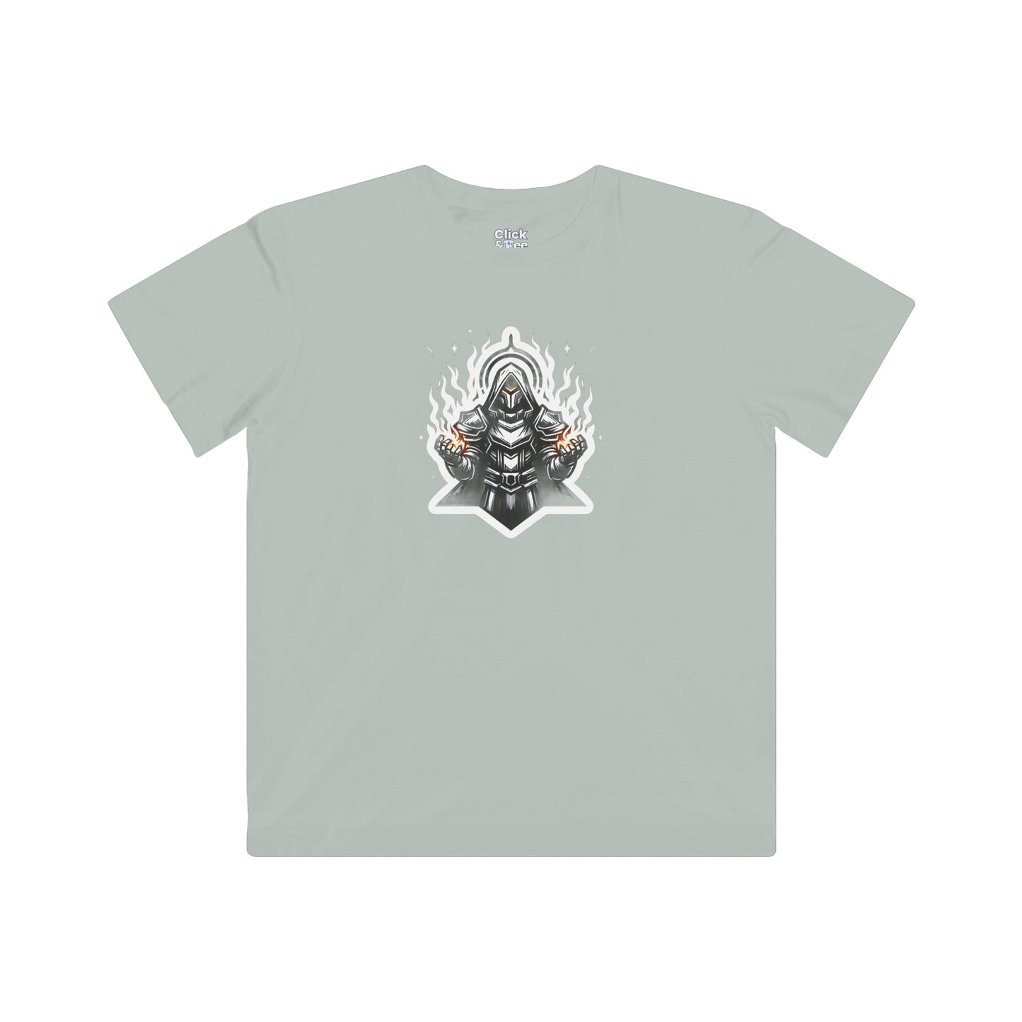 Kids Modern T-Shirt - Ominous Paladin Creating Light Show - Modern Style T-Shirt