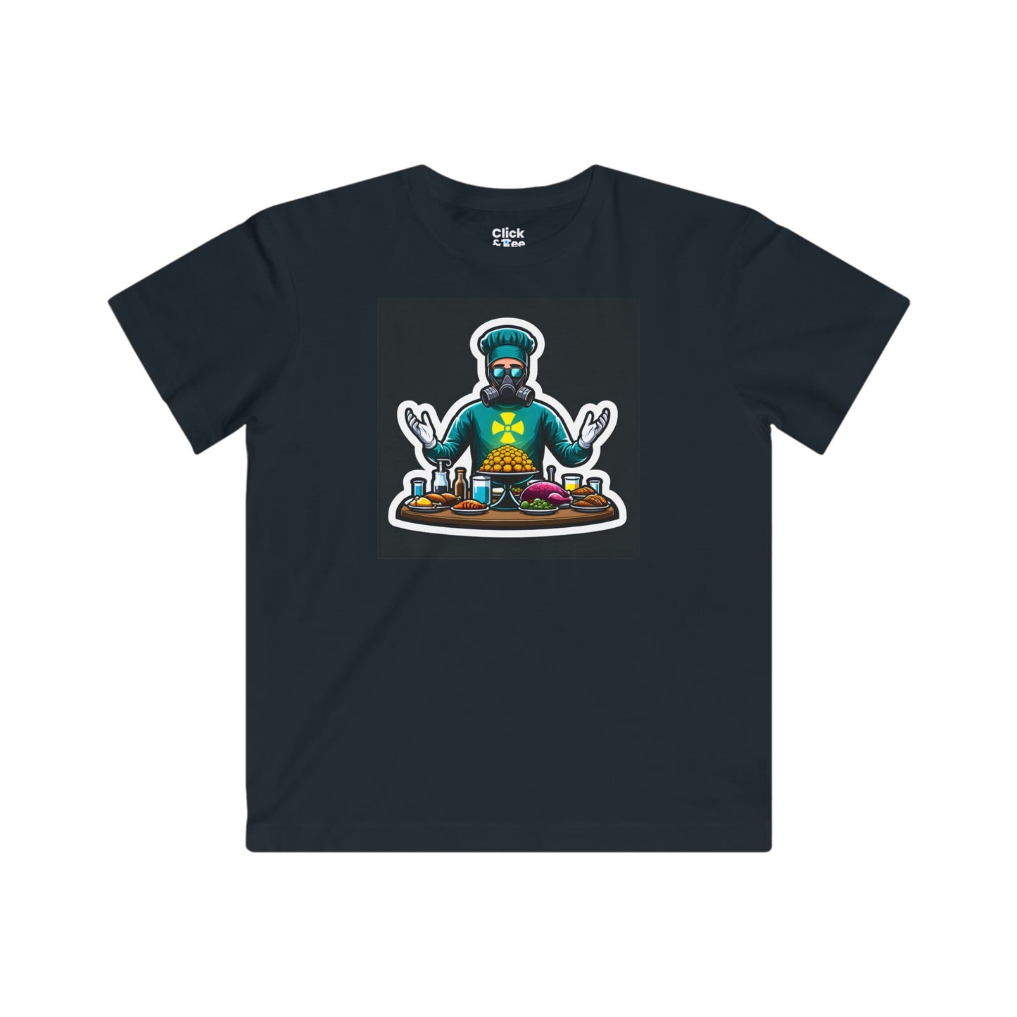 Kids 3D T-Shirt - Radioactive Surgeon Hosting a grand feast - 3D Style T-Shirt