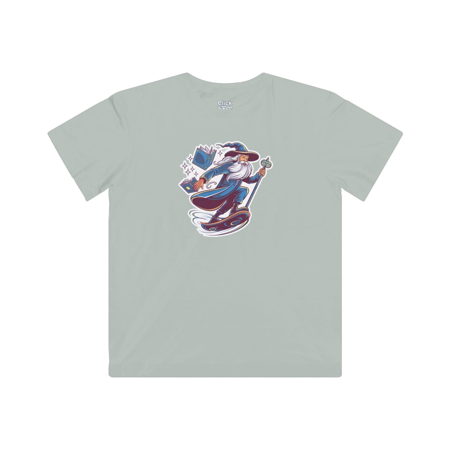 Kids Art Deco T-Shirt - Enchanted Dreamer Hoverboarding - Art Deco Style T-Shirt