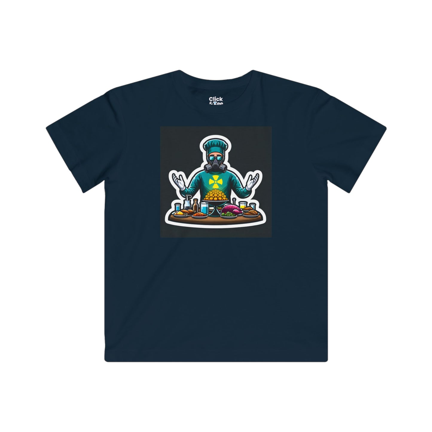 Kids 3D T-Shirt - Radioactive Surgeon Hosting a grand feast - 3D Style T-Shirt