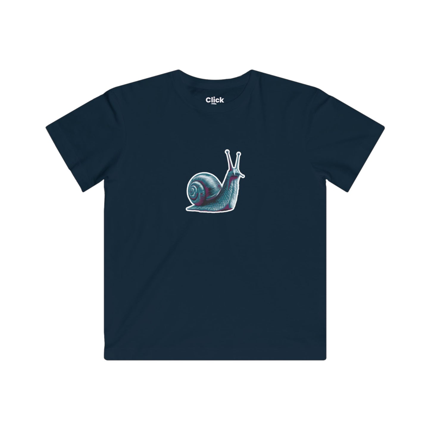 Kids Modern T-Shirt - Enlightened Snail Battling Intensely - Modern Style T-Shirt
