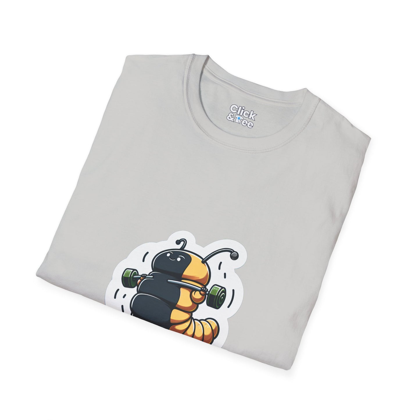 Photography T-Shirt - Fat Caterpillar Working out - Photography Style T-Shirt