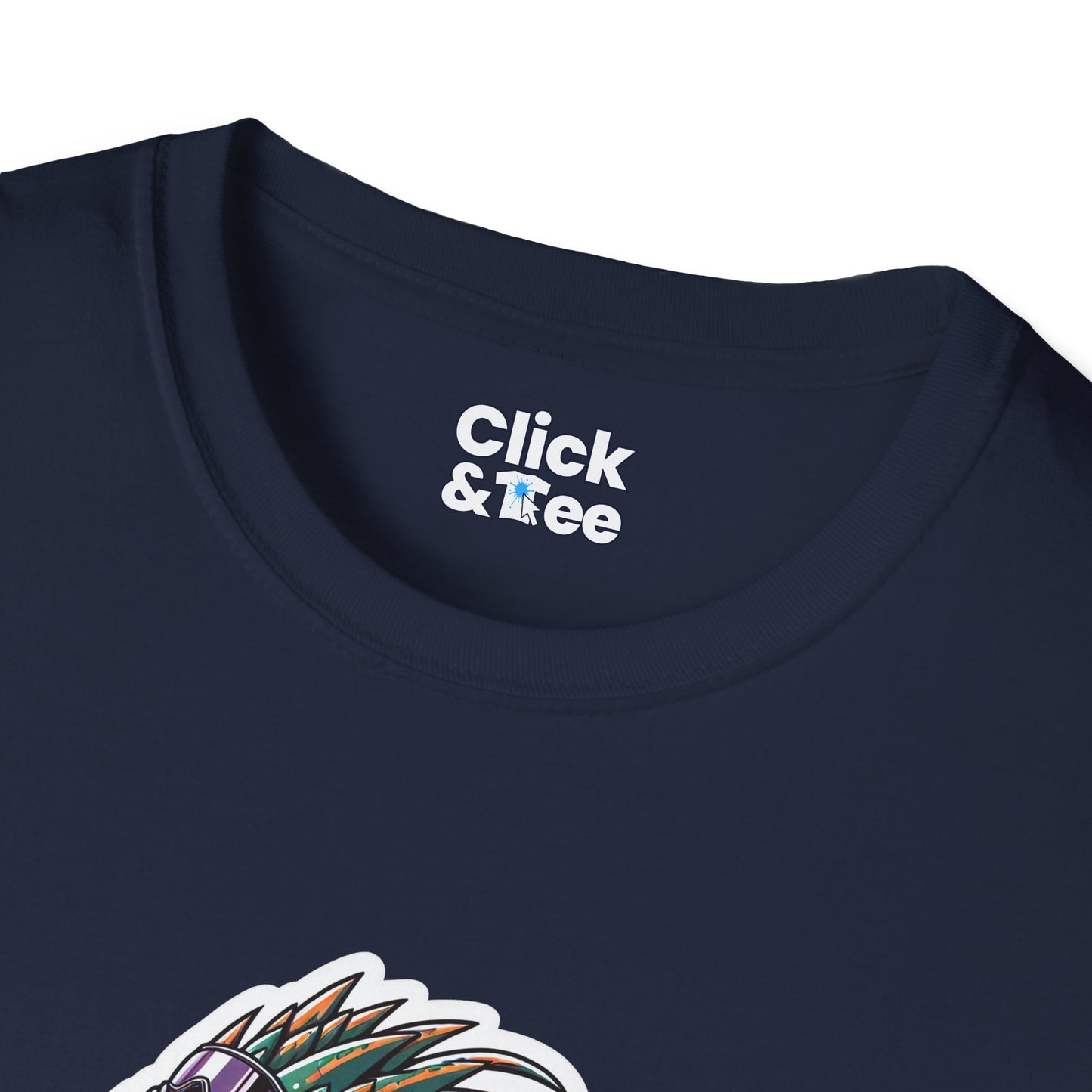 Unique T-Shirt - Heroic Lizard Snowboarder Flying through the air - Shonen Anime Style T-Shirt