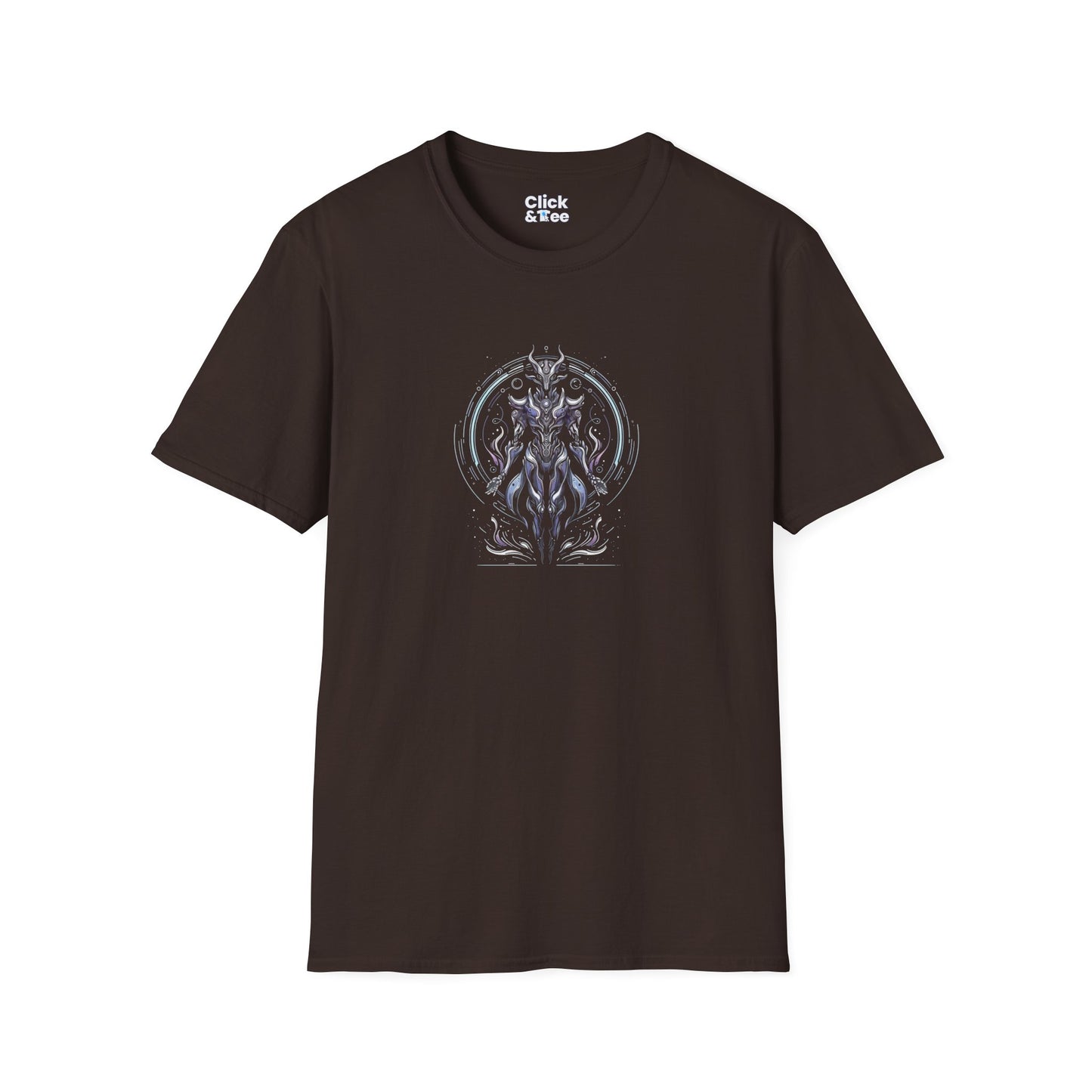 Unique T-Shirt - Mystical Robot Flying through the air - Fantasy Style T-Shirt