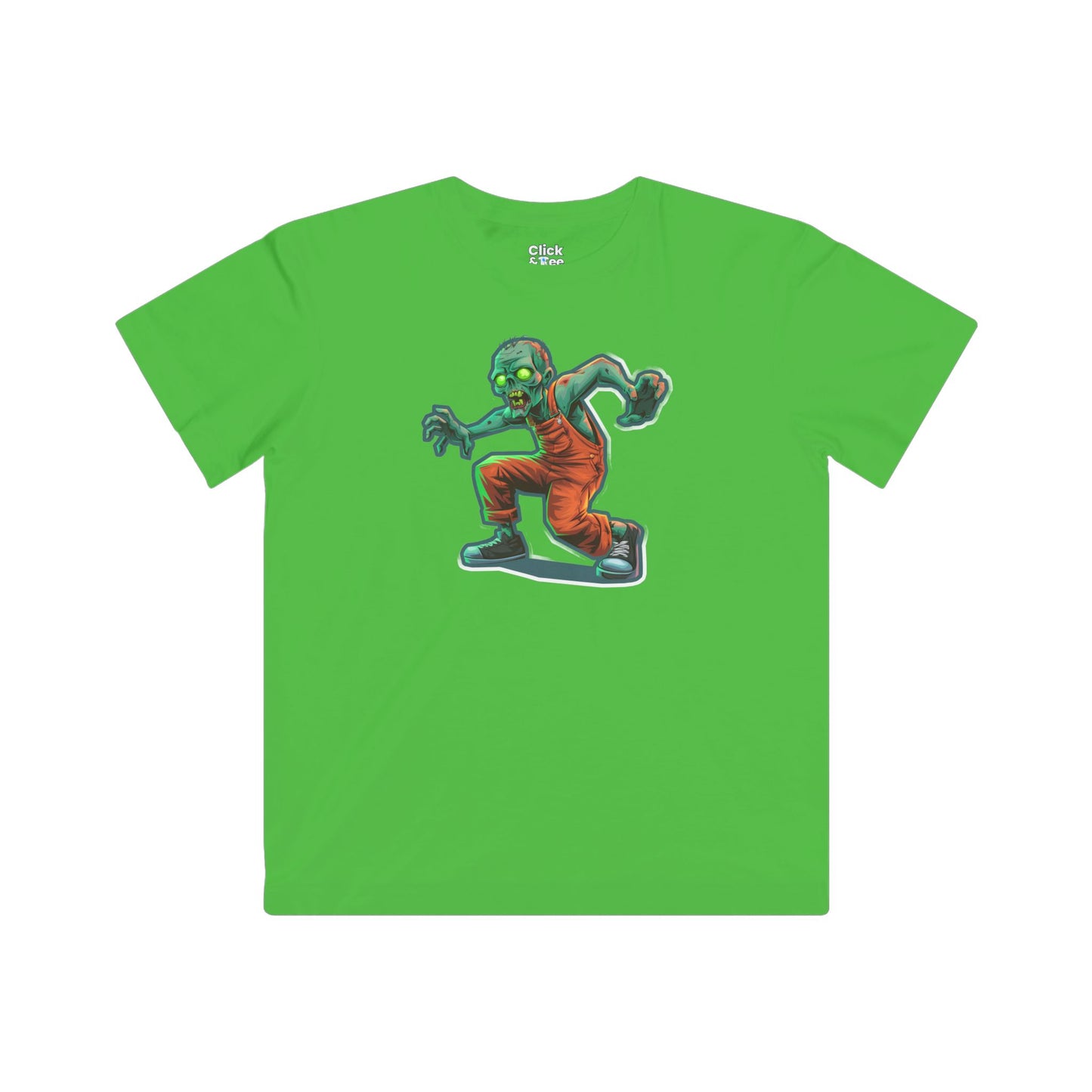 Kids 3D T-Shirt - Radioactive Zombie Breakdancing - 3D Style T-Shirt