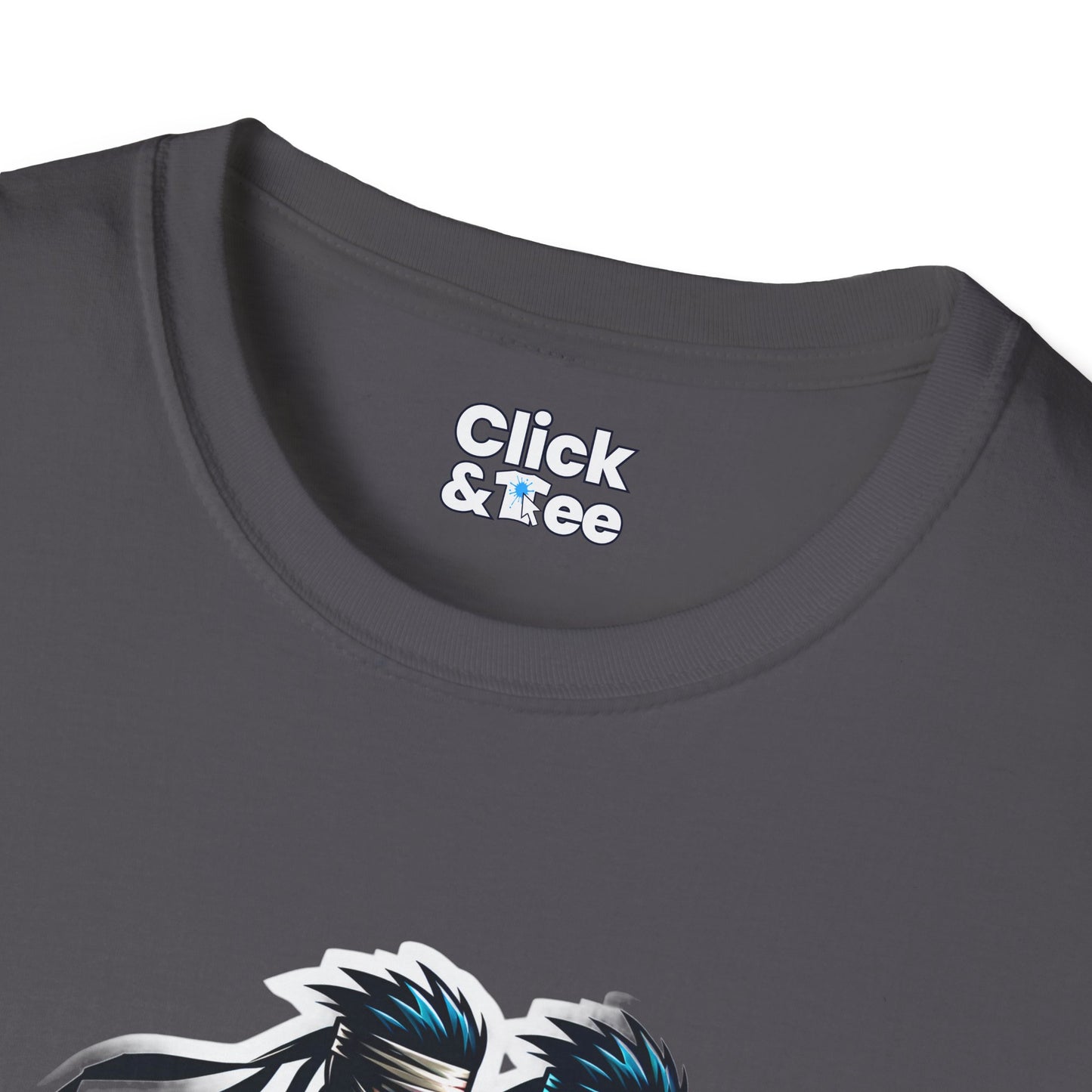 Realistic T-Shirt - Battle-scarred Warrior Ninja Ready for battle - Realistic Style T-Shirt