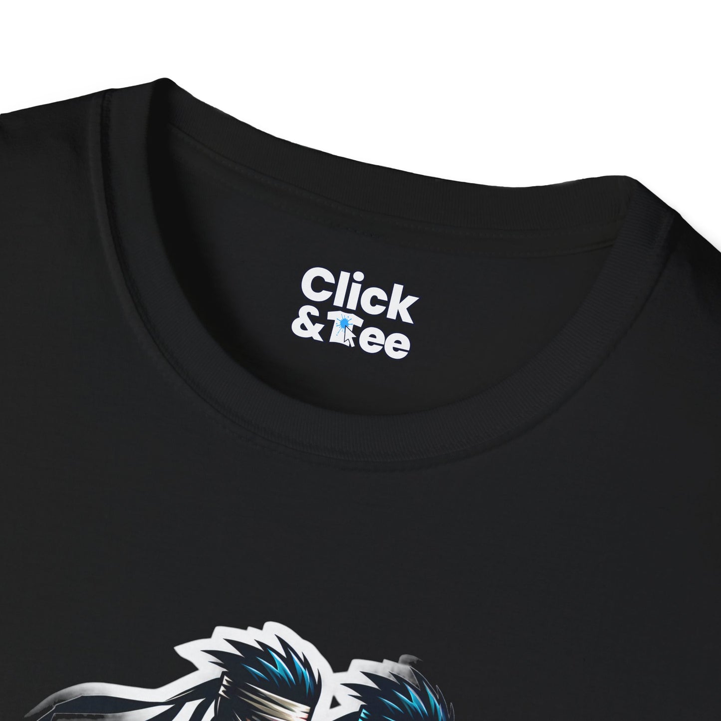 Realistic T-Shirt - Battle-scarred Warrior Ninja Ready for battle - Realistic Style T-Shirt