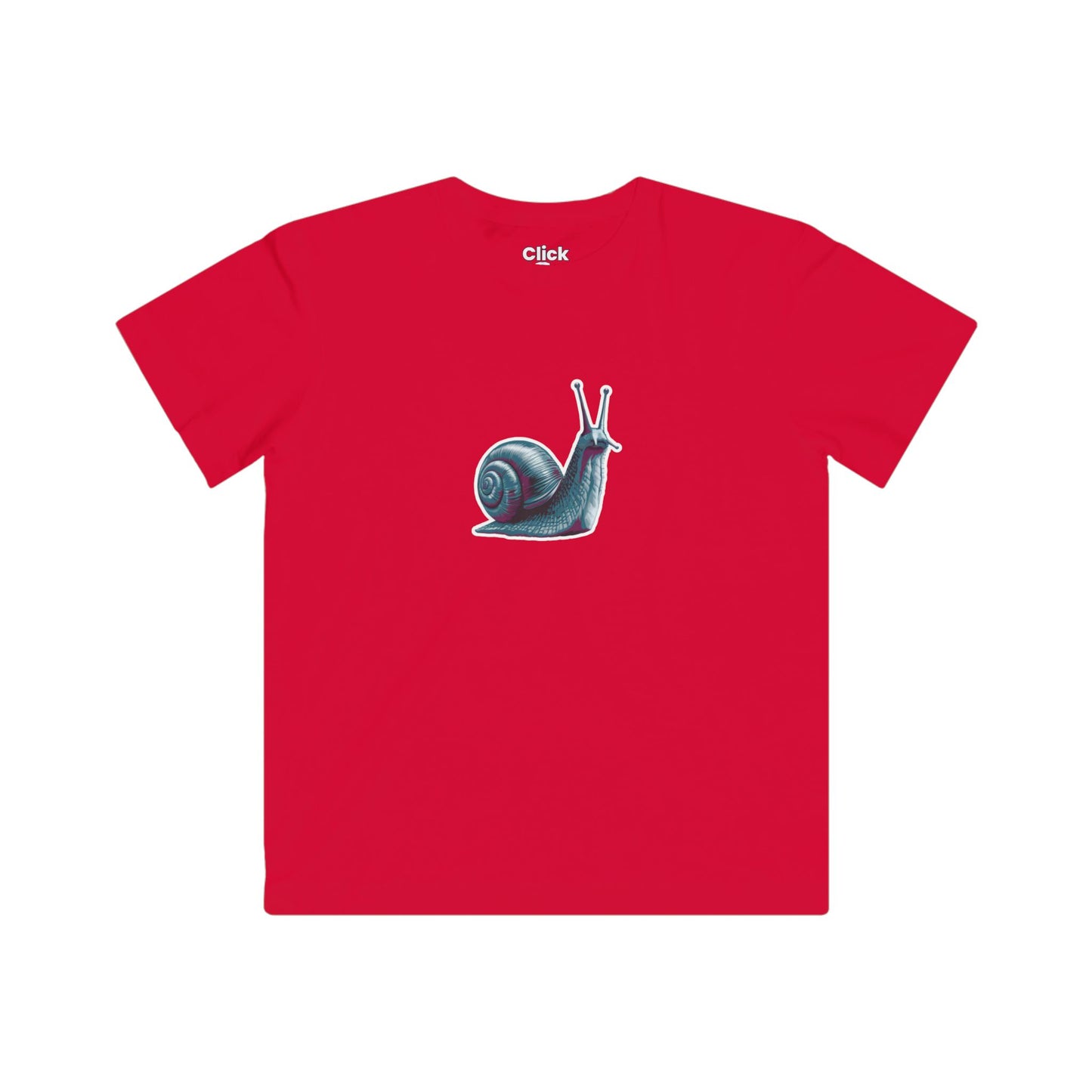 Kids Modern T-Shirt - Enlightened Snail Battling Intensely - Modern Style T-Shirt