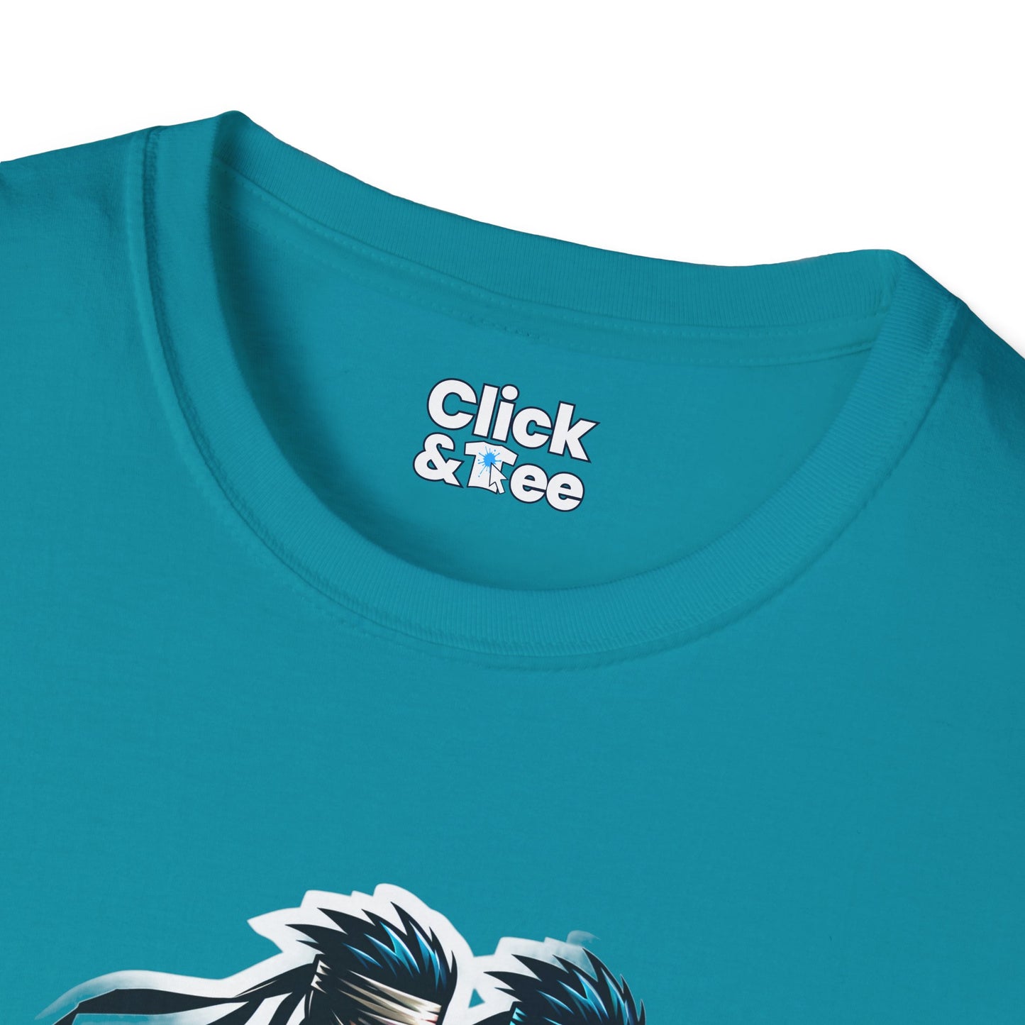 Realistic T-Shirt - Battle-scarred Warrior Ninja Ready for battle - Realistic Style T-Shirt