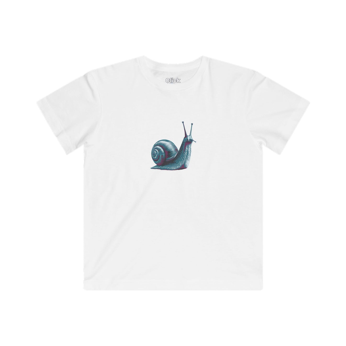 Kids Modern T-Shirt - Enlightened Snail Battling Intensely - Modern Style T-Shirt