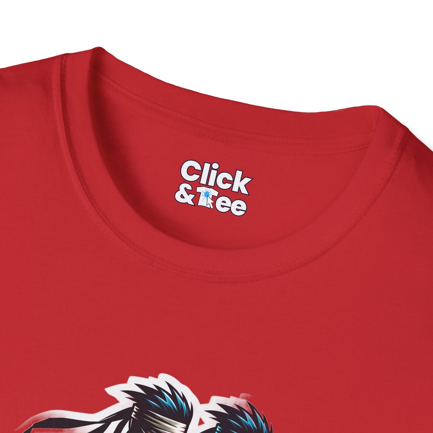 Realistic T-Shirt - Battle-scarred Warrior Ninja Ready for battle - Realistic Style T-Shirt