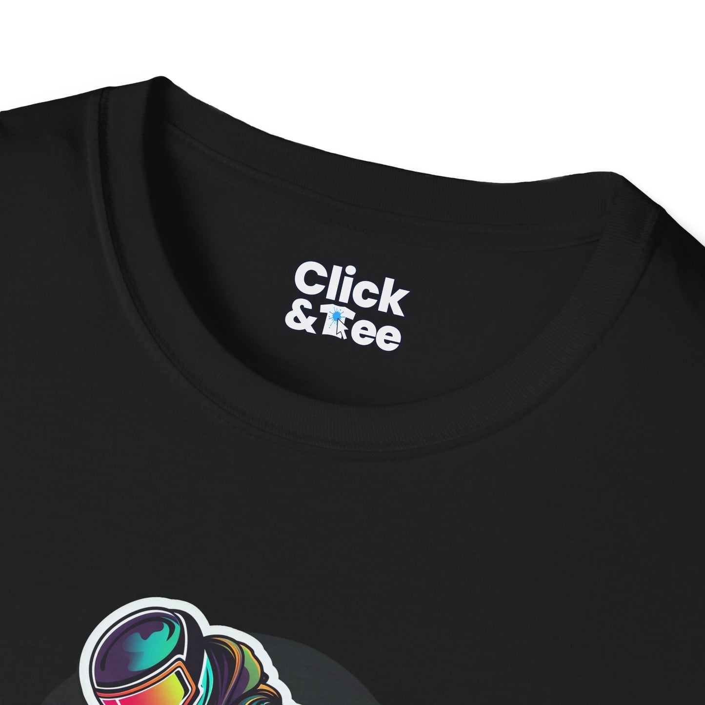 Retro T-Shirt - Aggressive Robot Snowboarder Flying through the air - Retro Style T-Shirt