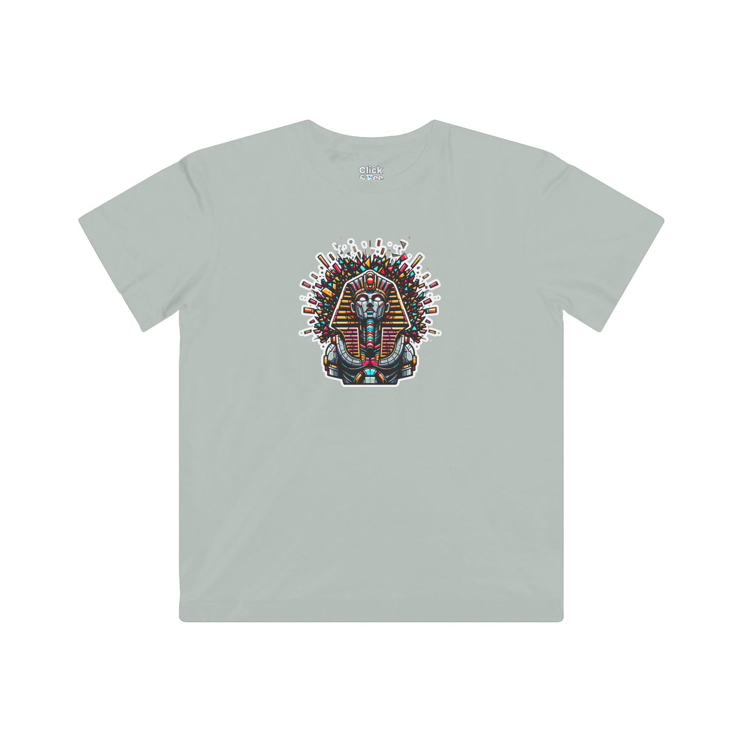 Kids 3D T-Shirt - Robotic Sphinx Exploding Confetti - 3D Style T-Shirt