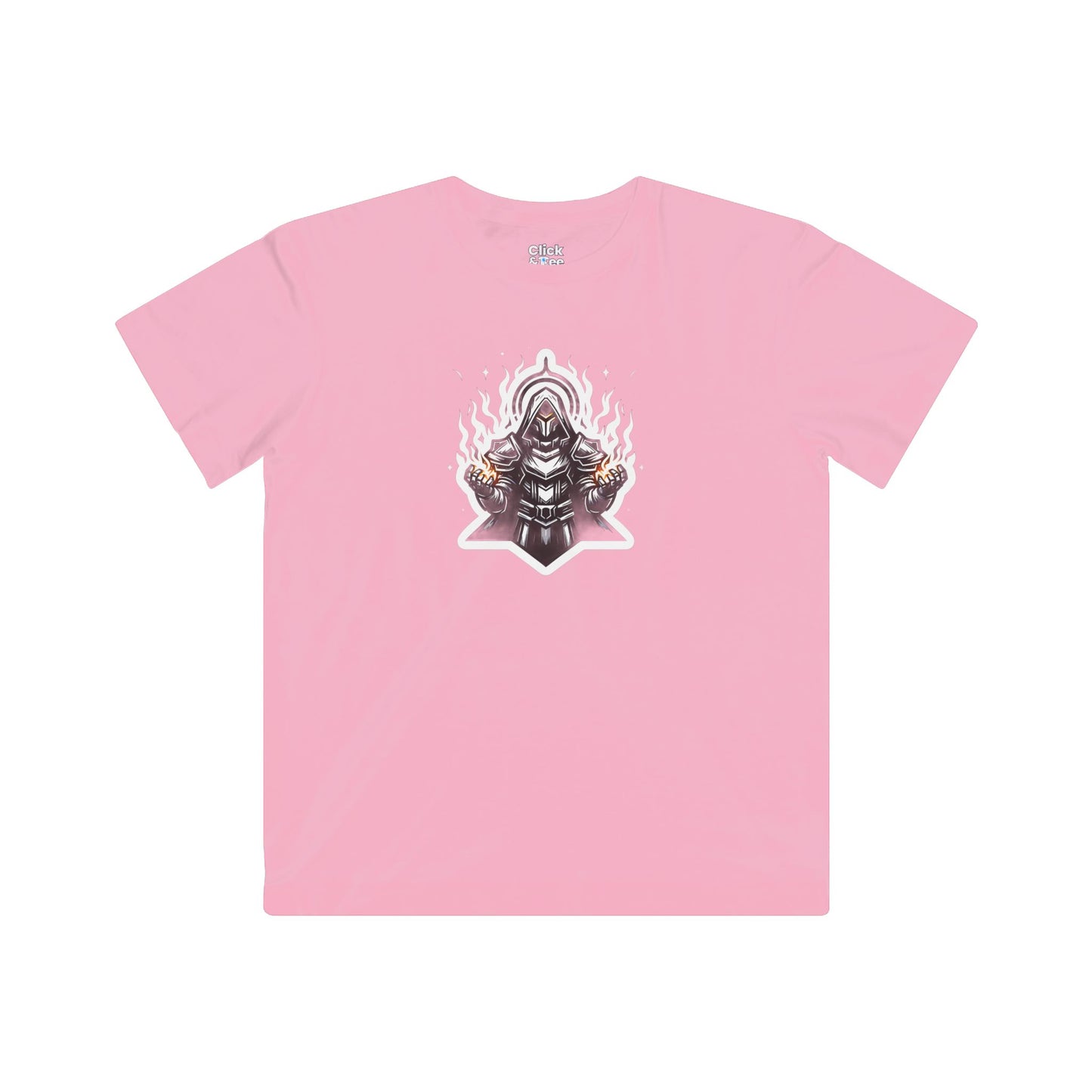 Kids Modern T-Shirt - Ominous Paladin Creating Light Show - Modern Style T-Shirt