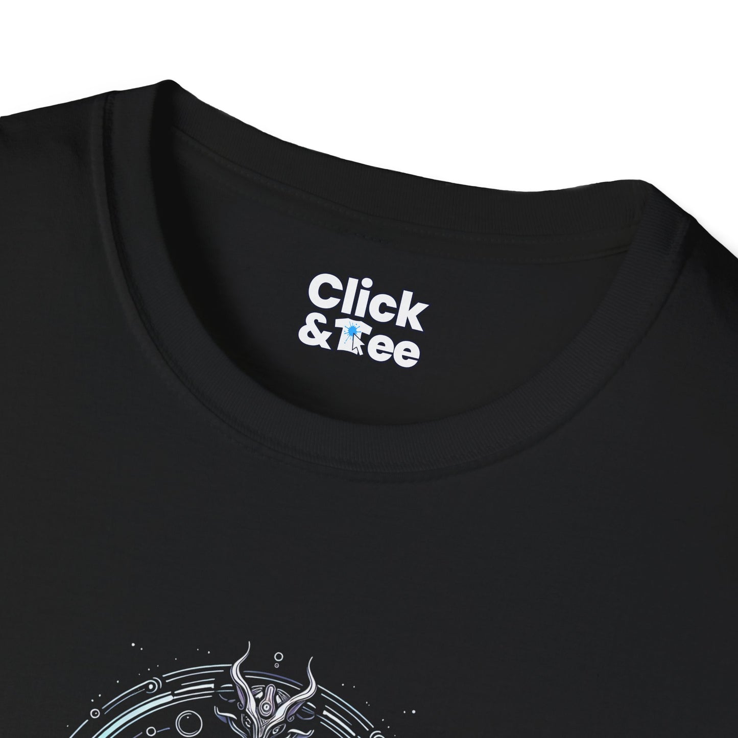 Unique T-Shirt - Mystical Robot Flying through the air - Fantasy Style T-Shirt