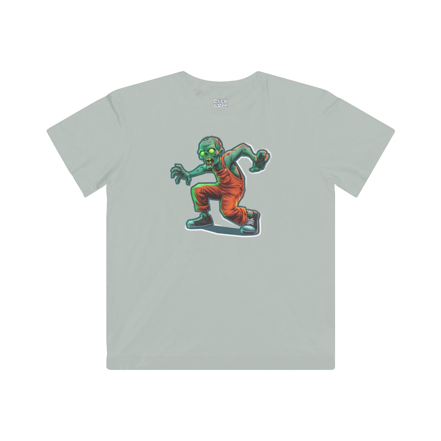 Kids 3D T-Shirt - Radioactive Zombie Breakdancing - 3D Style T-Shirt