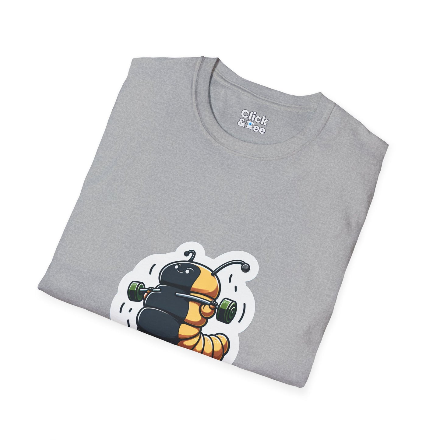 Photography T-Shirt - Fat Caterpillar Working out - Photography Style T-Shirt