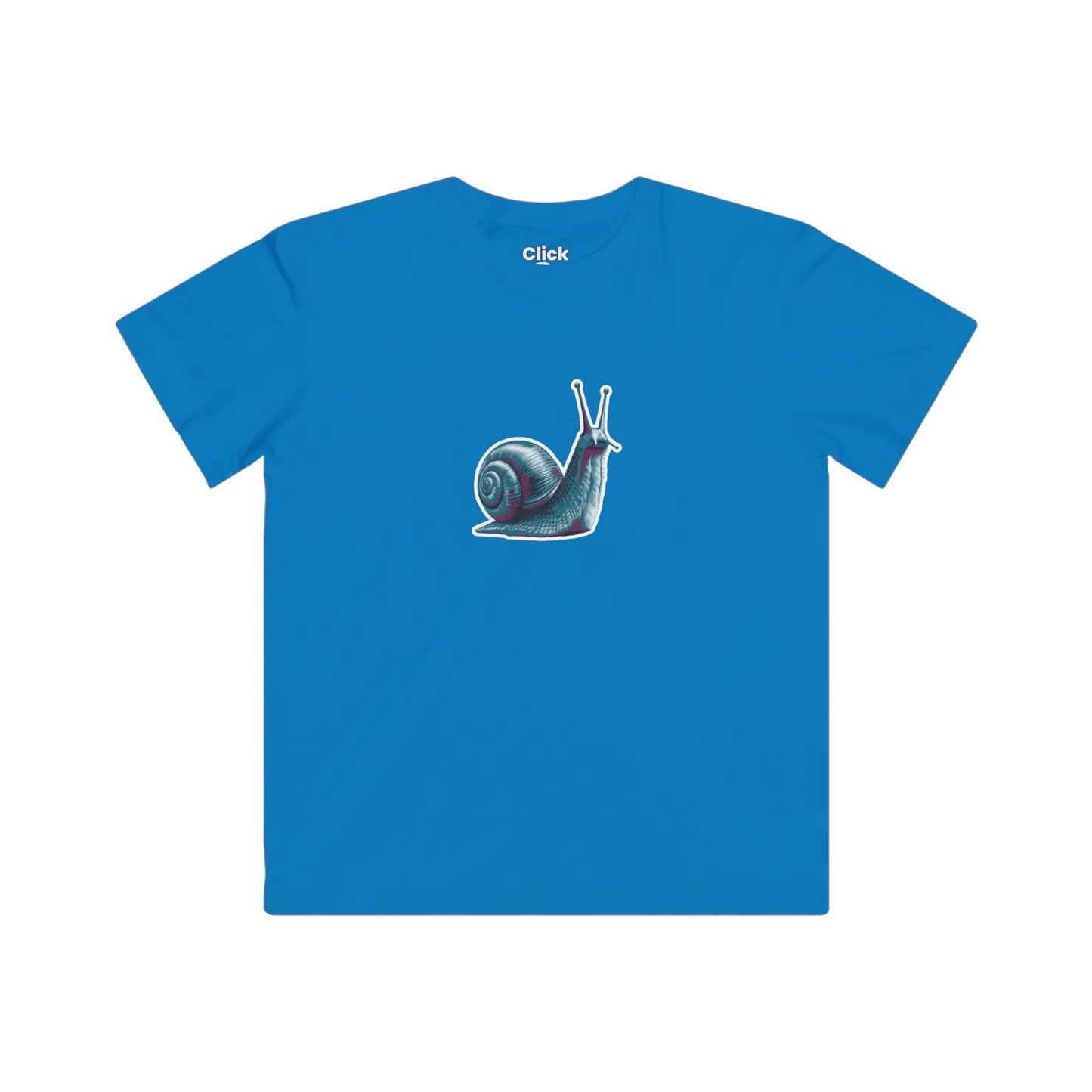 Kids Modern T-Shirt - Enlightened Snail Battling Intensely - Modern Style T-Shirt