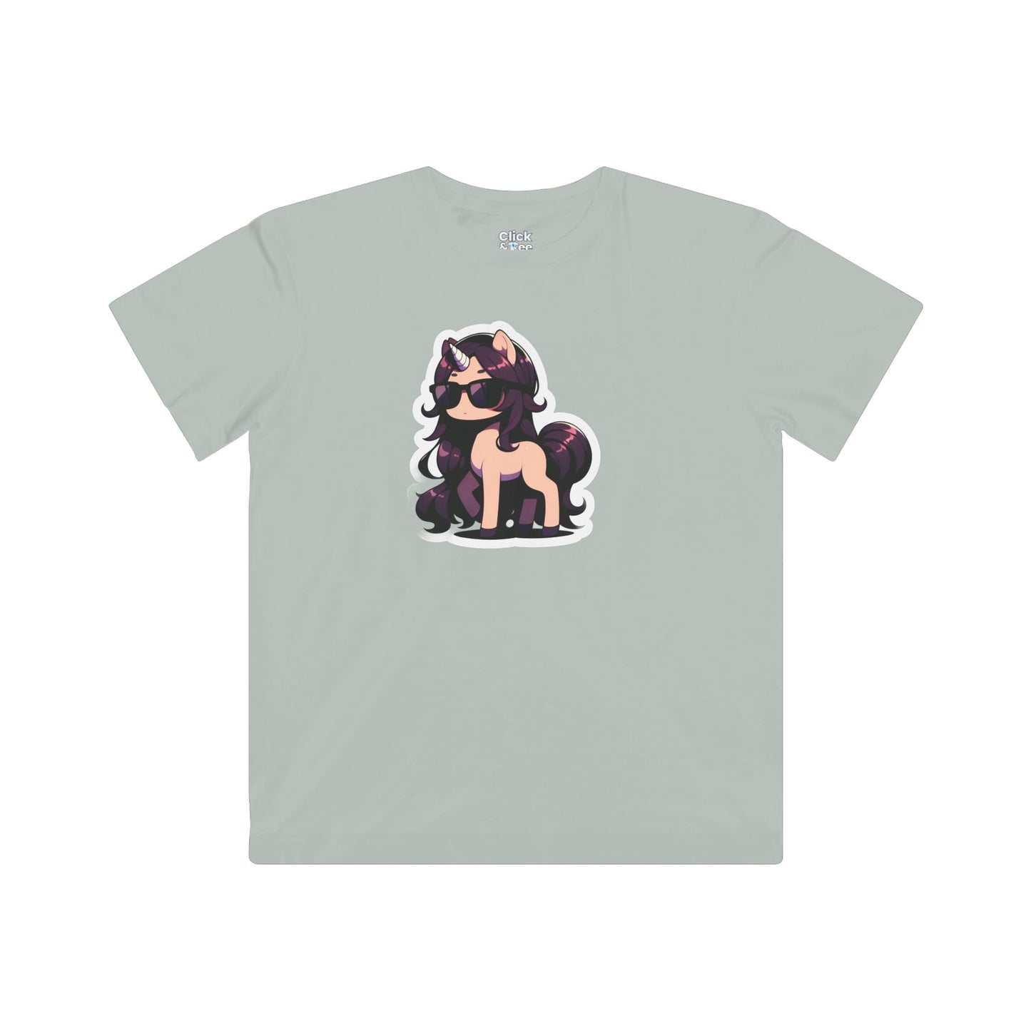 Kids Harem Anime T-Shirt - Cute Centaur Wearing Black Sunglasses - Harem Anime Style T-Shirt
