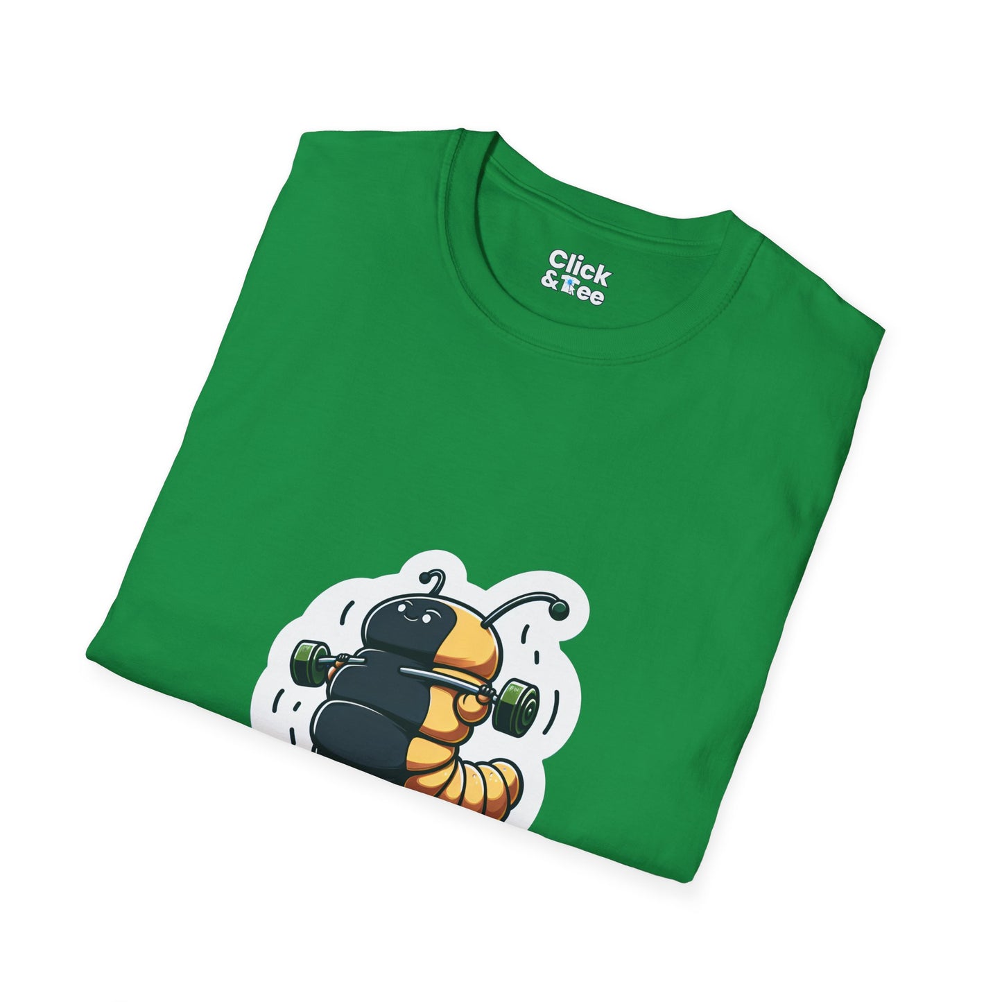 Photography T-Shirt - Fat Caterpillar Working out - Photography Style T-Shirt