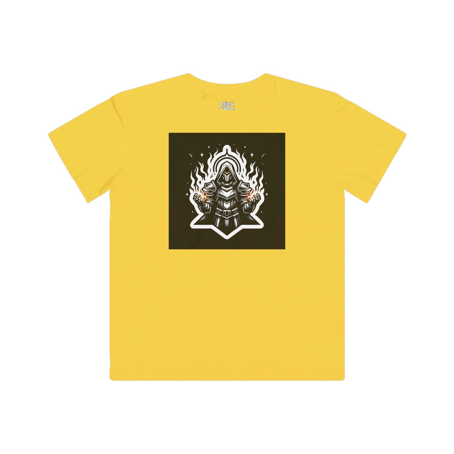 Kids Modern T-Shirt - Ominous Paladin Creating Light Show - Modern Style T-Shirt
