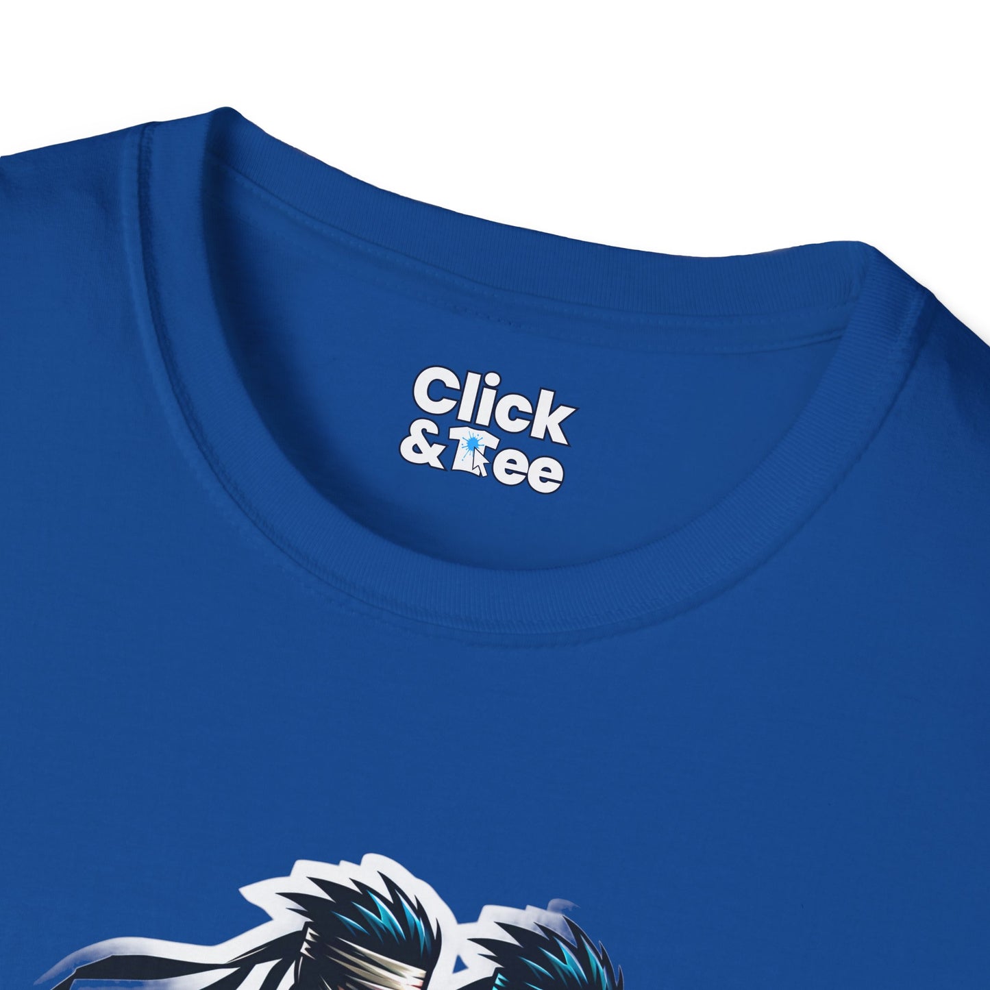 Realistic T-Shirt - Battle-scarred Warrior Ninja Ready for battle - Realistic Style T-Shirt