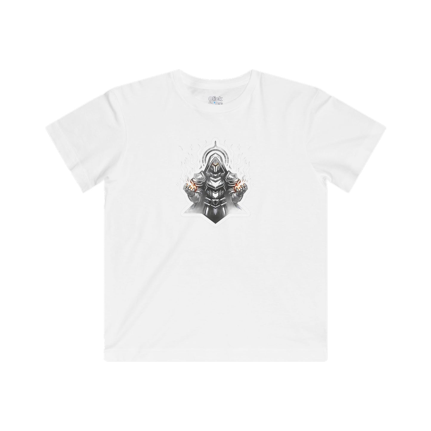 Kids Modern T-Shirt - Ominous Paladin Creating Light Show - Modern Style T-Shirt