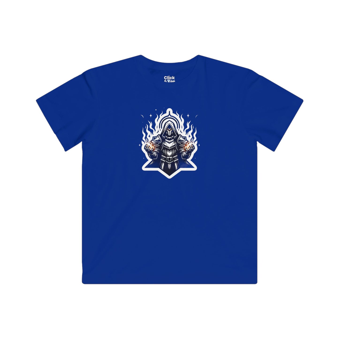 Kids Modern T-Shirt - Ominous Paladin Creating Light Show - Modern Style T-Shirt