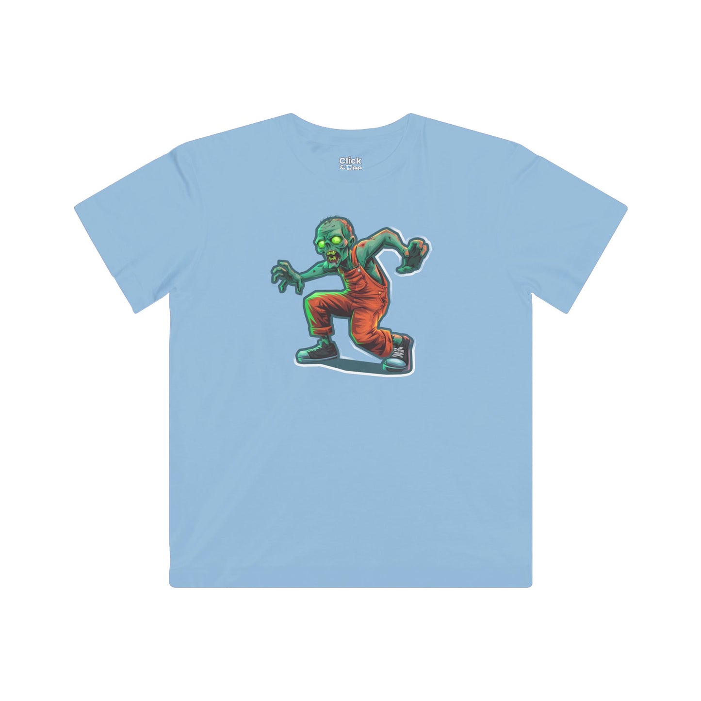 Kids 3D T-Shirt - Radioactive Zombie Breakdancing - 3D Style T-Shirt
