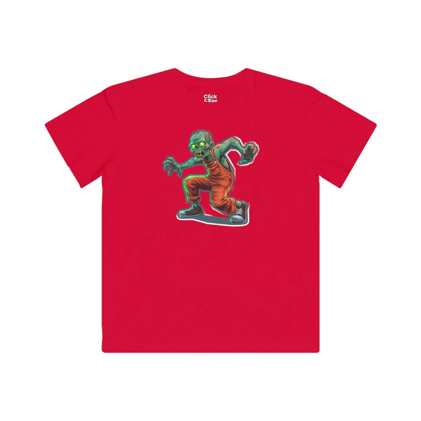 Kids 3D T-Shirt - Radioactive Zombie Breakdancing - 3D Style T-Shirt