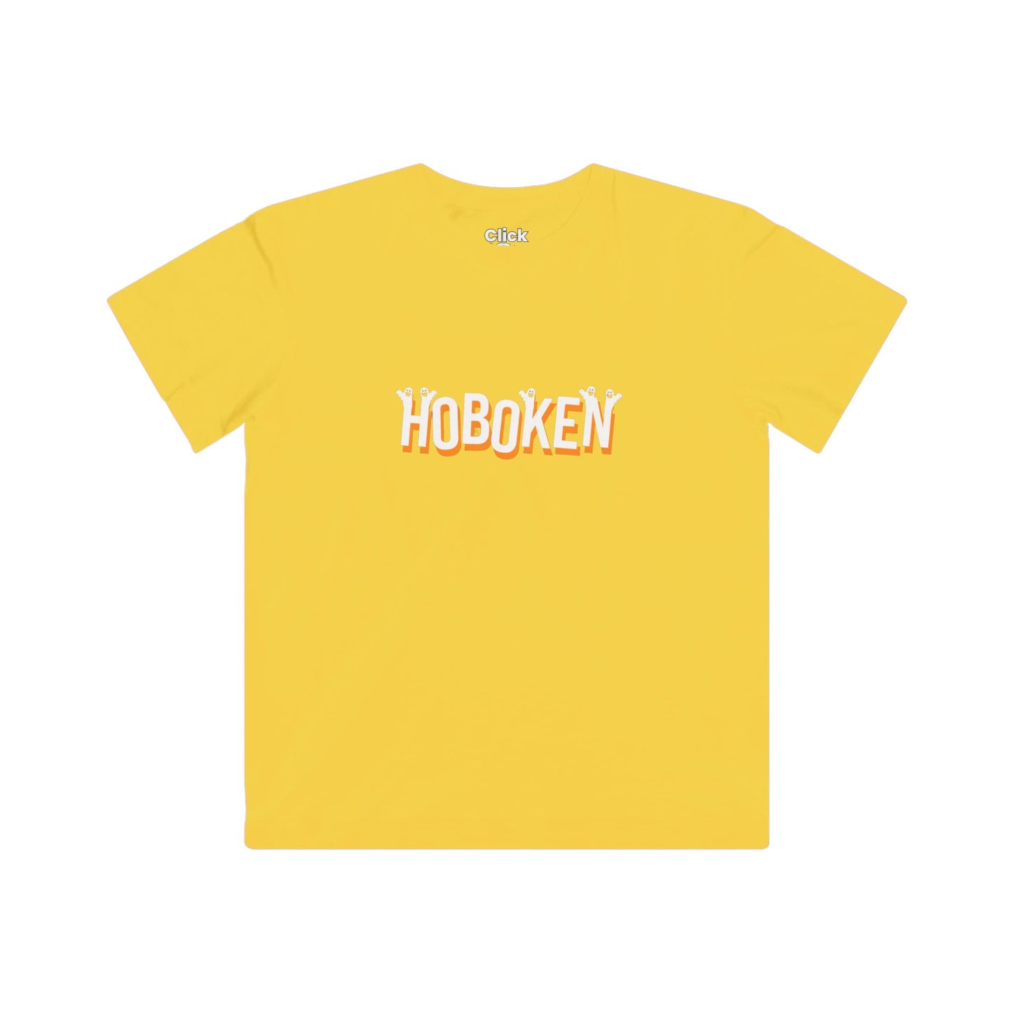 Kids Graphic Art T-Shirt - Spooky Letter Art Flying - Graphic Art Style T-Shirt - 01