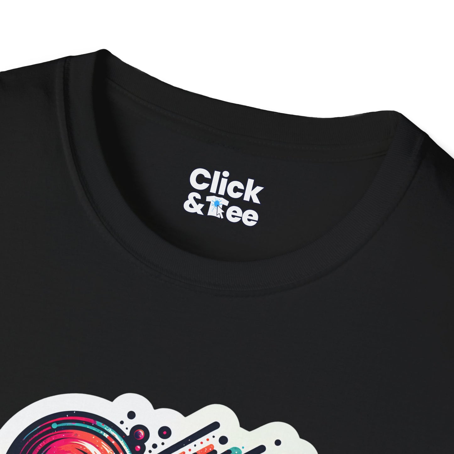 Graphic Art T-Shirt - Vibrant Abstract design Splattered - Graphic Art Style T-Shirt