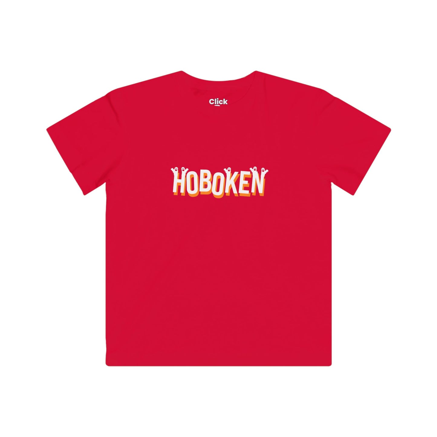 Kids Graphic Art T-Shirt - Spooky Letter Art Flying - Graphic Art Style T-Shirt - 01